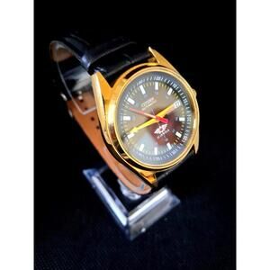 Citizen CN-4W-S Men's Mechanical Leather Watch